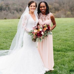 Saved By The Dress Pink Crochet Maxi Dress